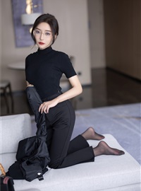 Wang Xinyao Yanni - NO.012 Buy watermark free black suit with pants, Gao Qilan(38)